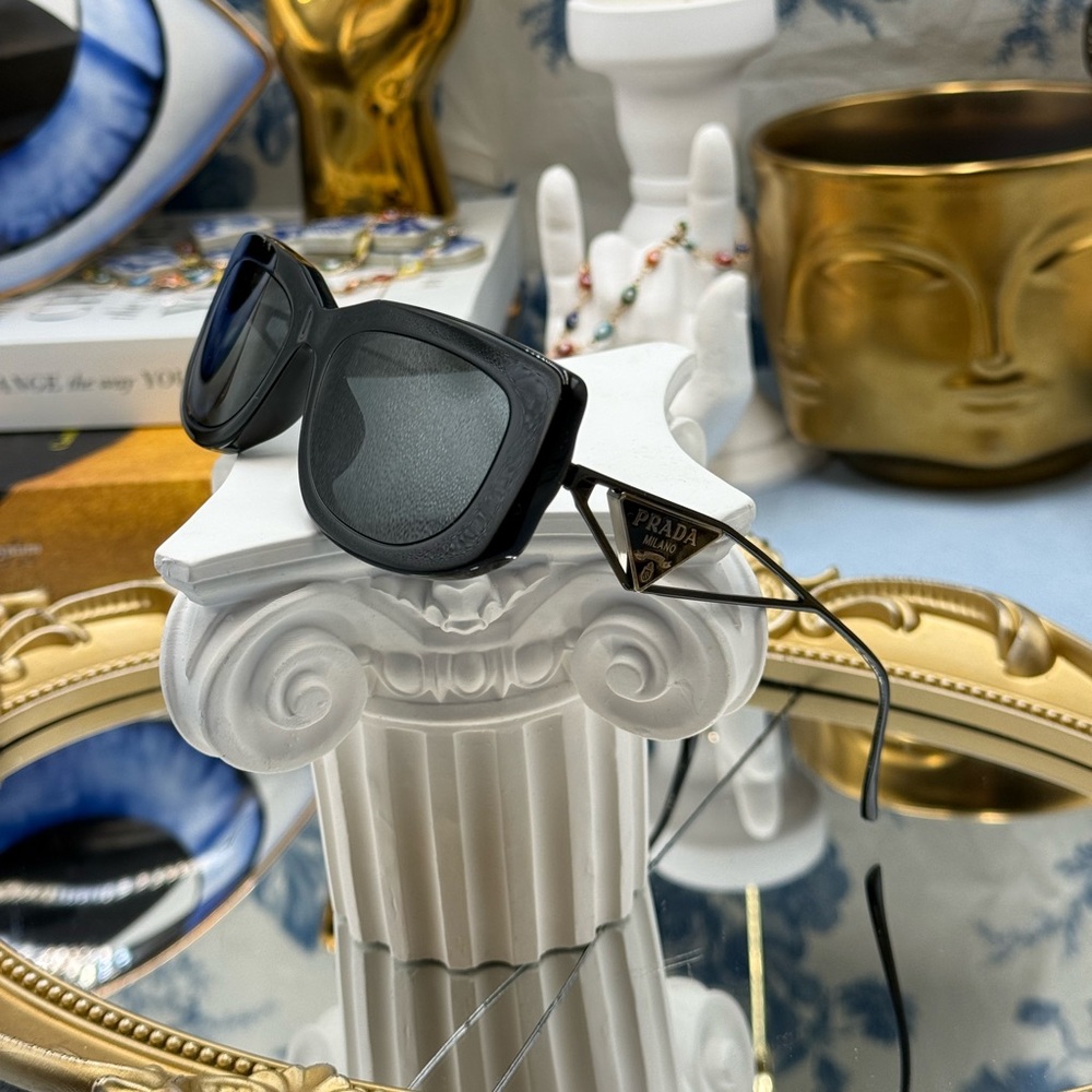 Prada Nwot Pr14ys Rectangular Acetate Frame & Wir… - image 7